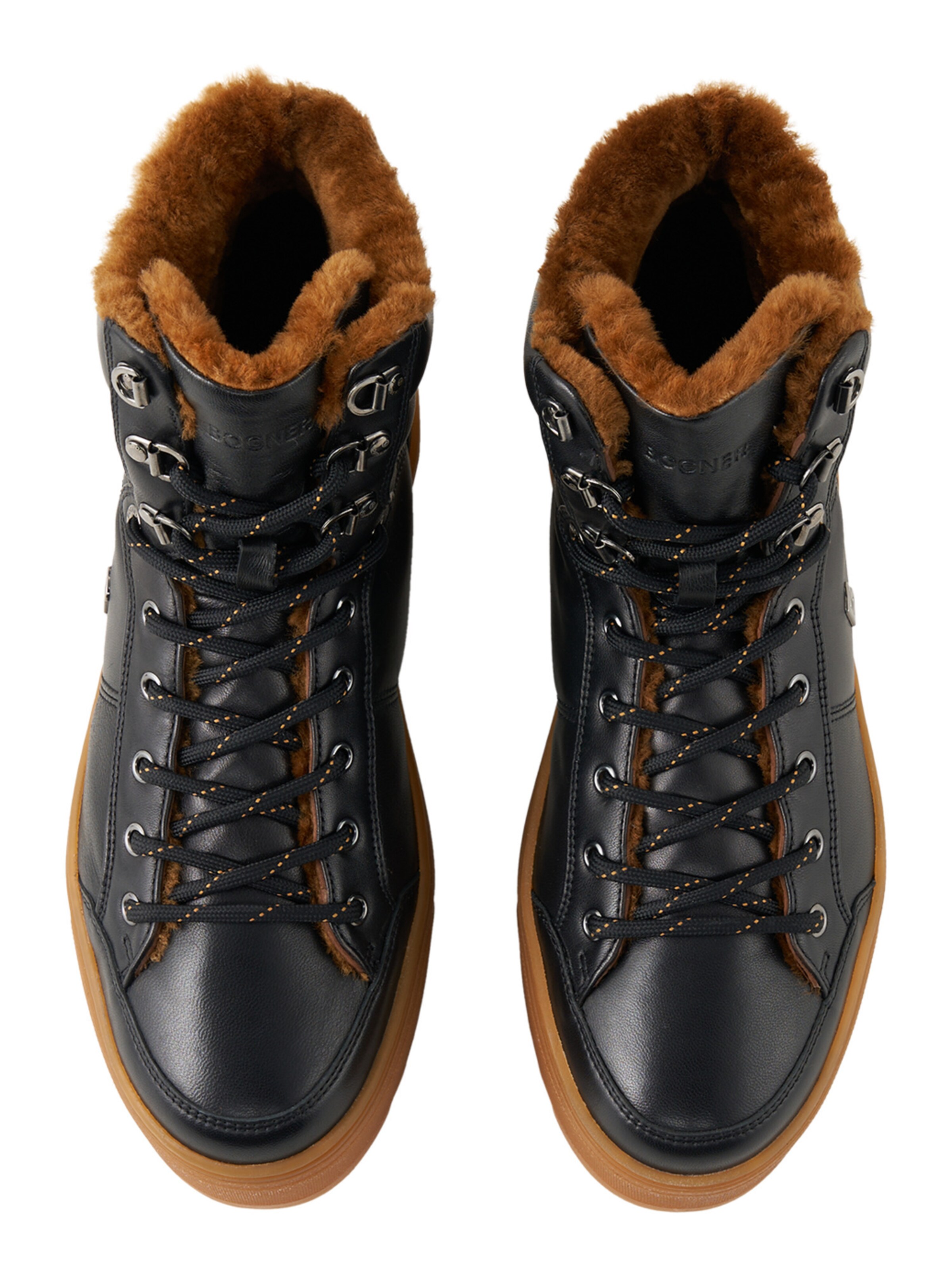 BOGNER Lace-Up Boots 'BUCHAREST 3 E' in Black