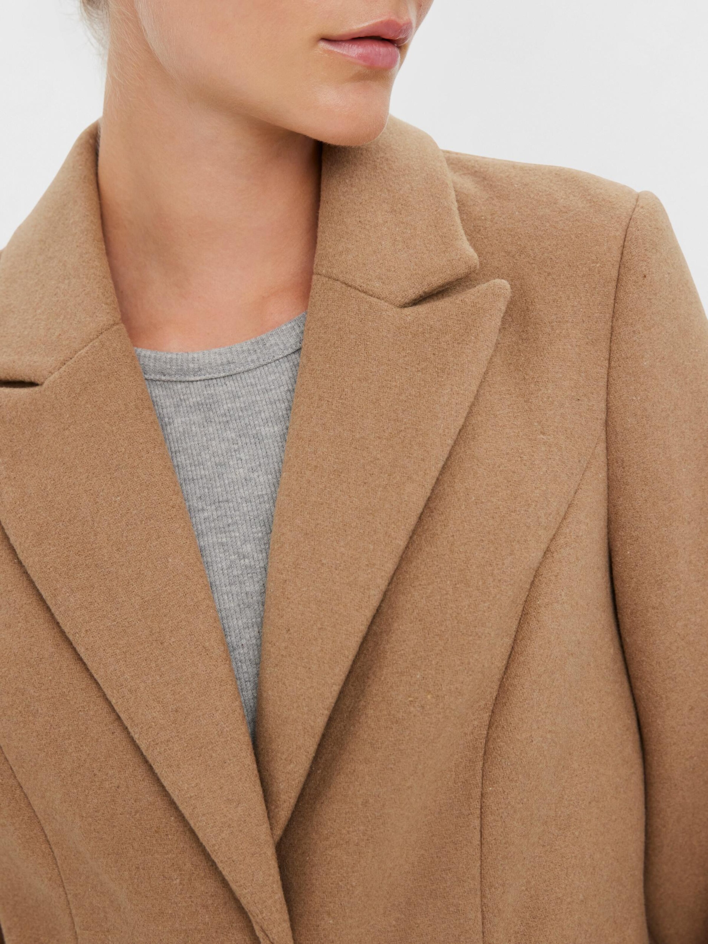 Vero moda deals camel coat