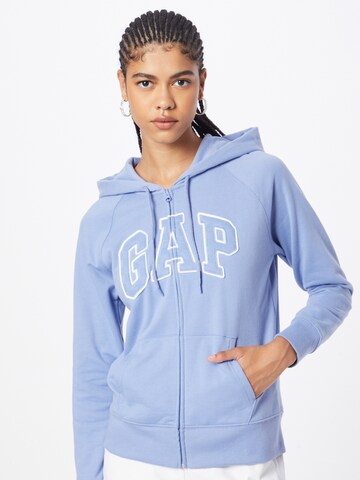 Gap Tall Sweat jacket 'FASH' in Purple: front