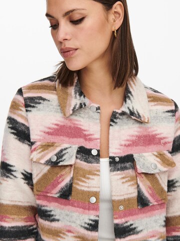 ONLY Between-Season Jacket 'LOU' in Pink