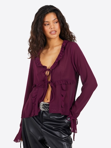 Camicia da donna di BRAVE SOUL in rosso: frontale