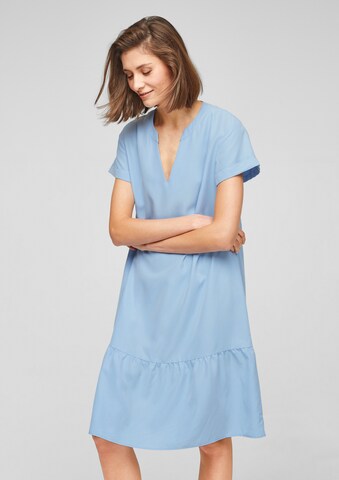 s.Oliver BLACK LABEL Shirt Dress in Blue: front