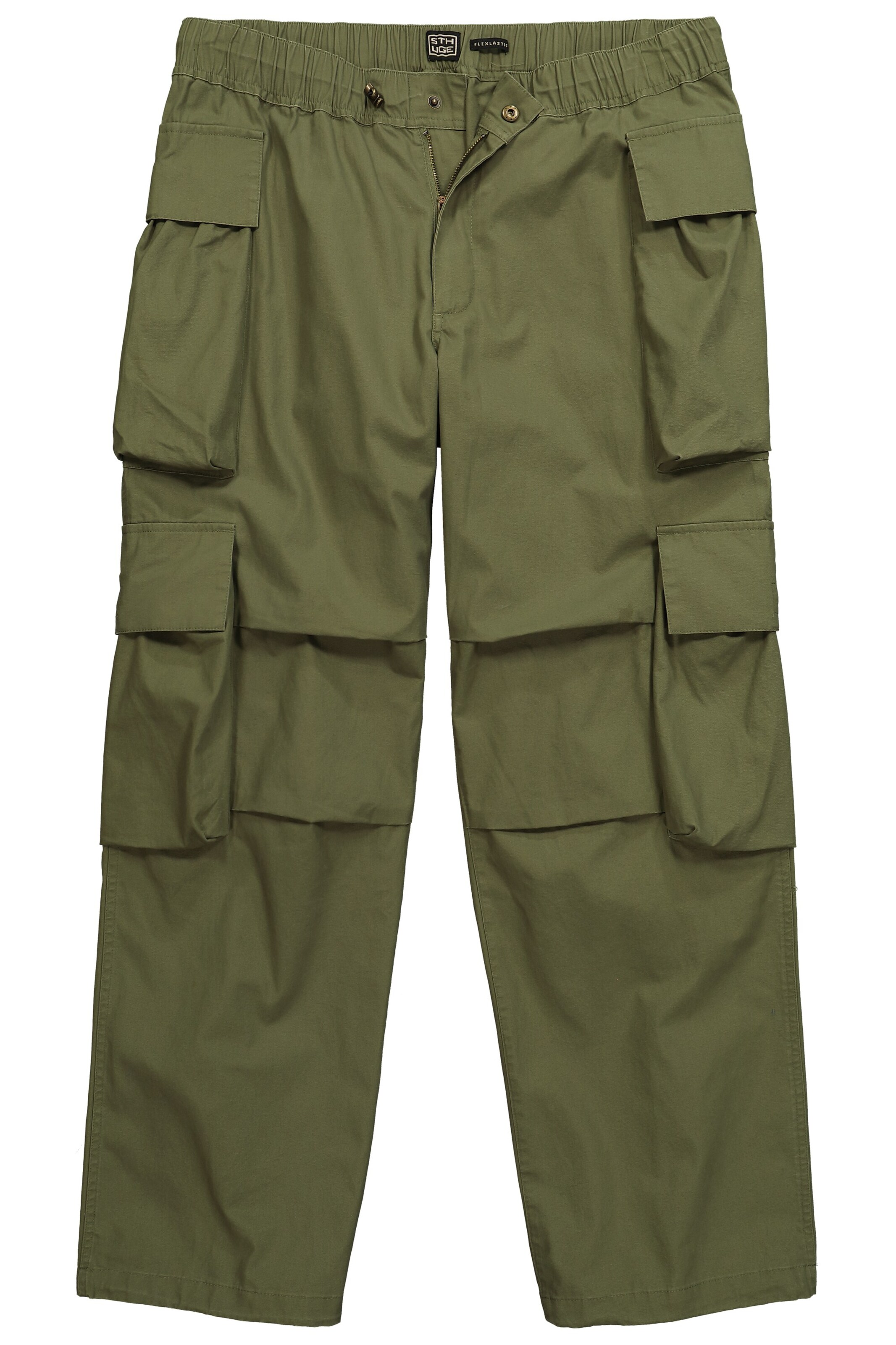 STHUGE Loosefit Hose in Grün: Vorderseite