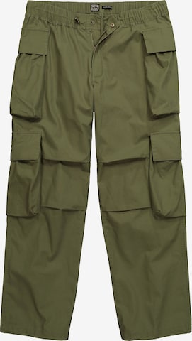 STHUGE Loosefit Broek in Groen: voorkant