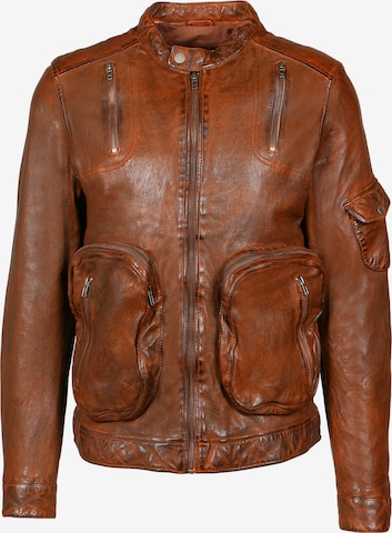 FREAKY NATIONPrijelazna jakna 'Lorik-FN' - smeđa boja: prednji dio