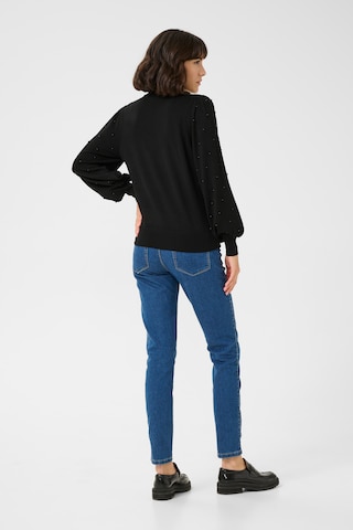 Kaffe Pullover 'KAKaren' in Schwarz