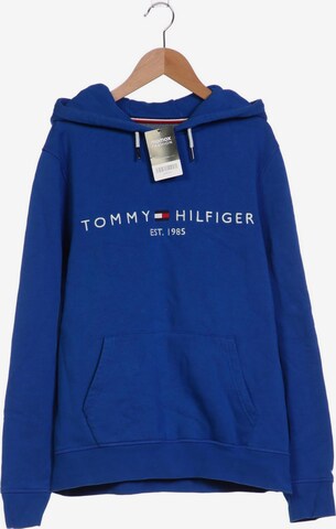 TOMMY HILFIGER Sweatshirt & Zip-Up Hoodie in M in Blue: front