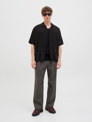 JACK & JONES Comfort fit Overhemd in Zwart