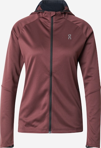 On Спортивный свитшот 'Climate' в Красный: спереди