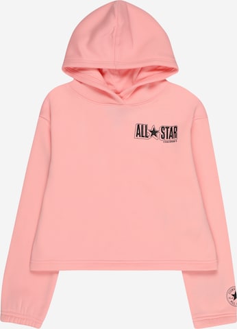 Sweat-shirt CONVERSE en rose : devant