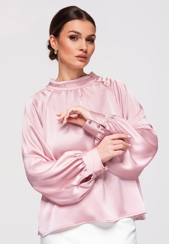 Ombre Blouse in Roze