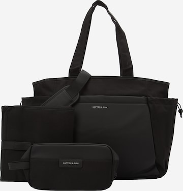 Kapten & Son - Shopper 'Hellvi' en negro: frente