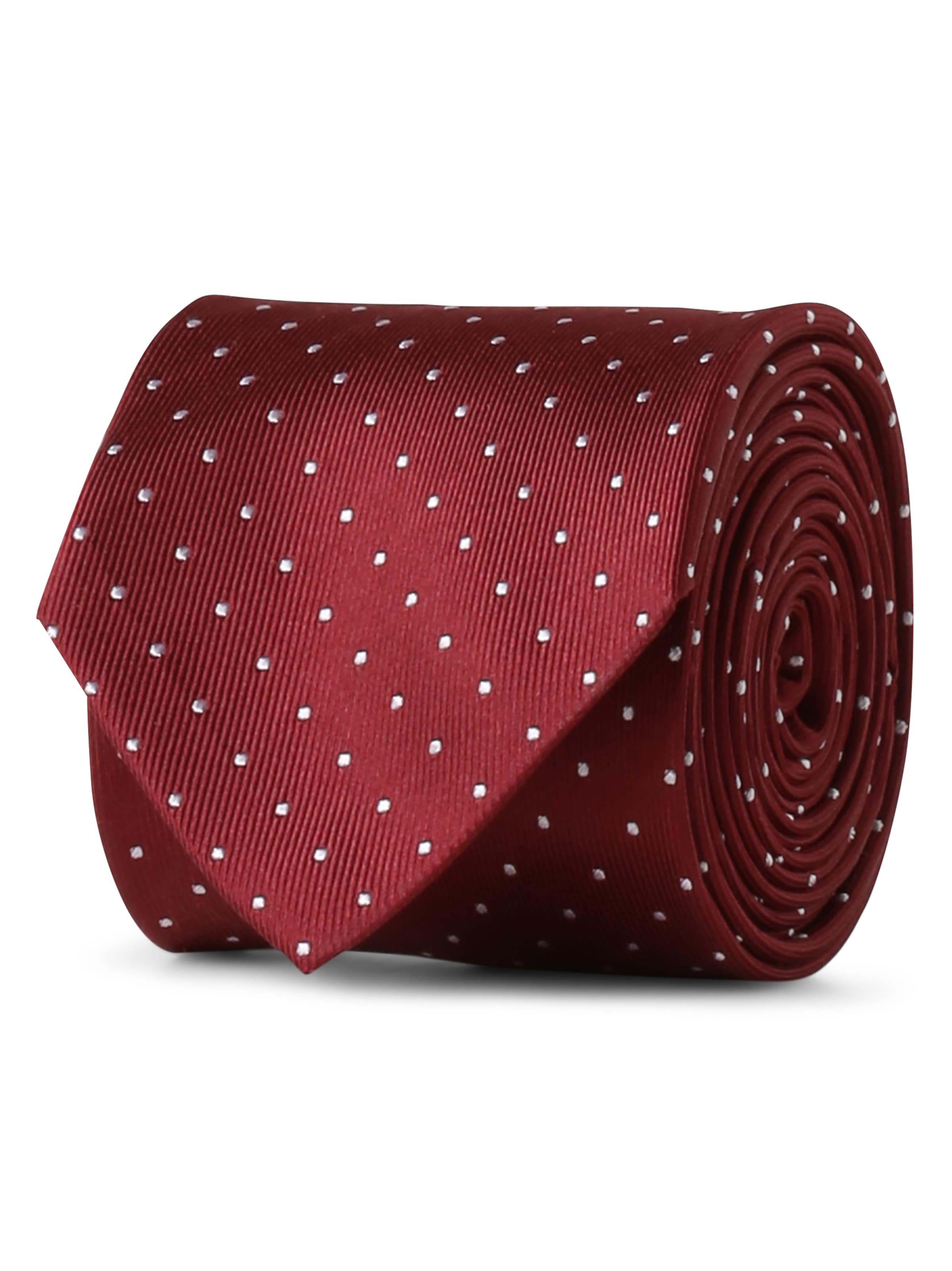OLYMP Tie in Red: front