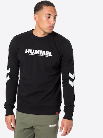 Sweat-shirt 'Legacy' Hummel en noir : devant