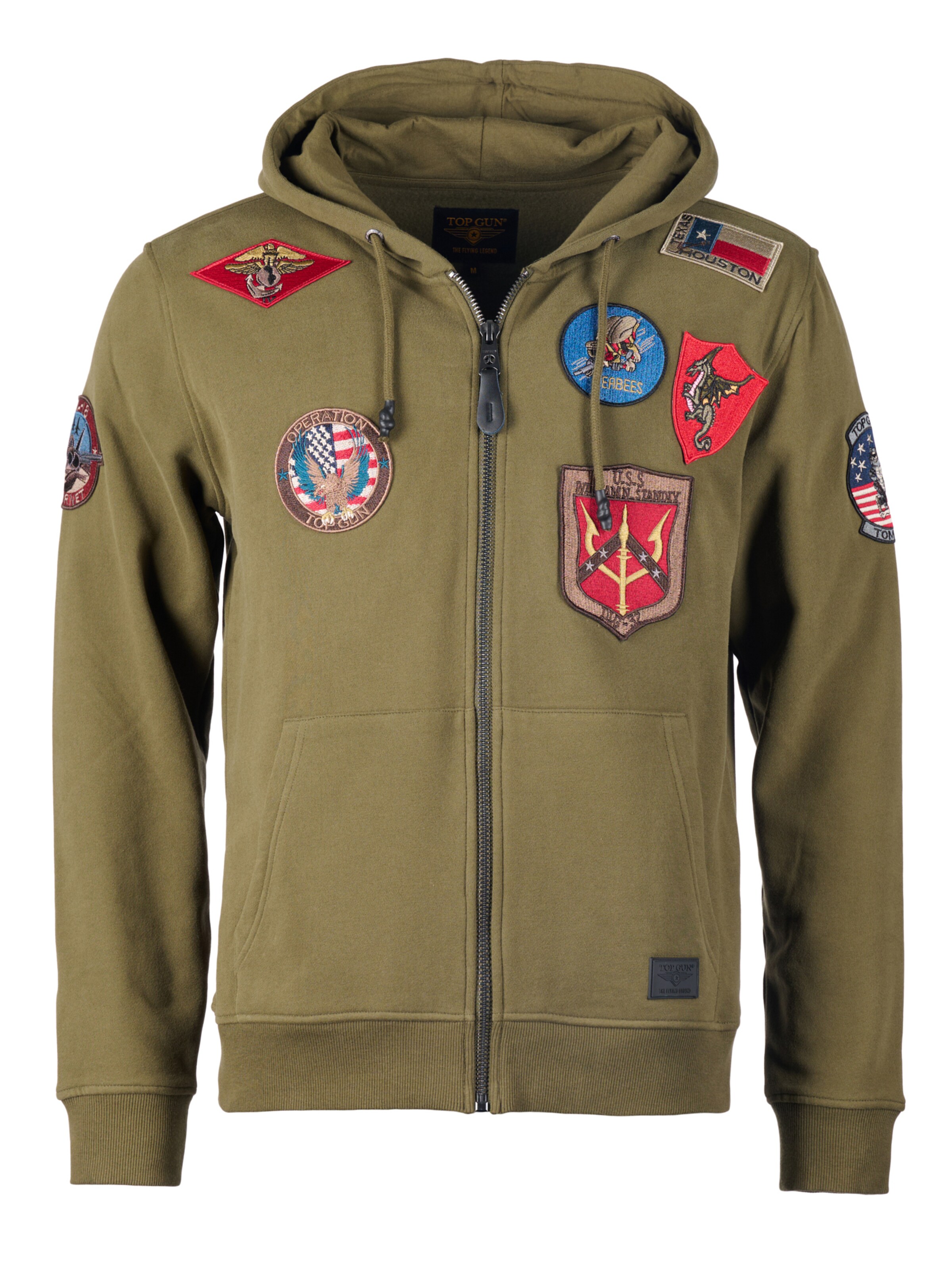 TOP GUN Between-season jacket 'TGD1707' in Green