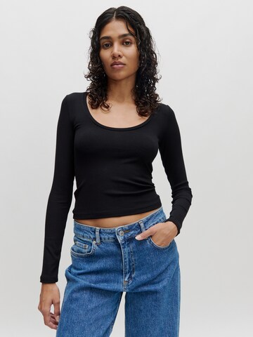 EDITED Shirt 'Tamilla' in Black: front