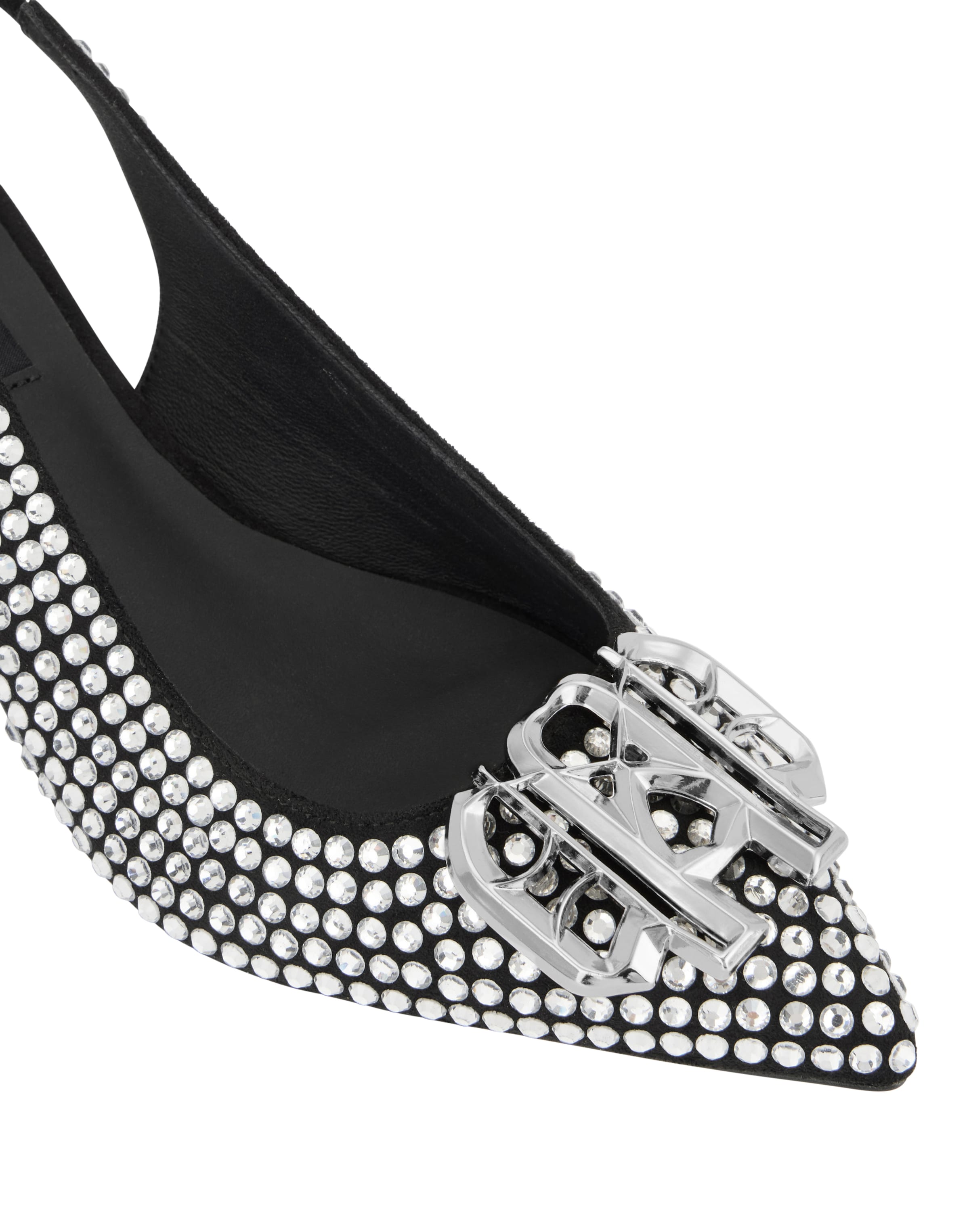 Philipp Plein Slingpumps in Zilver