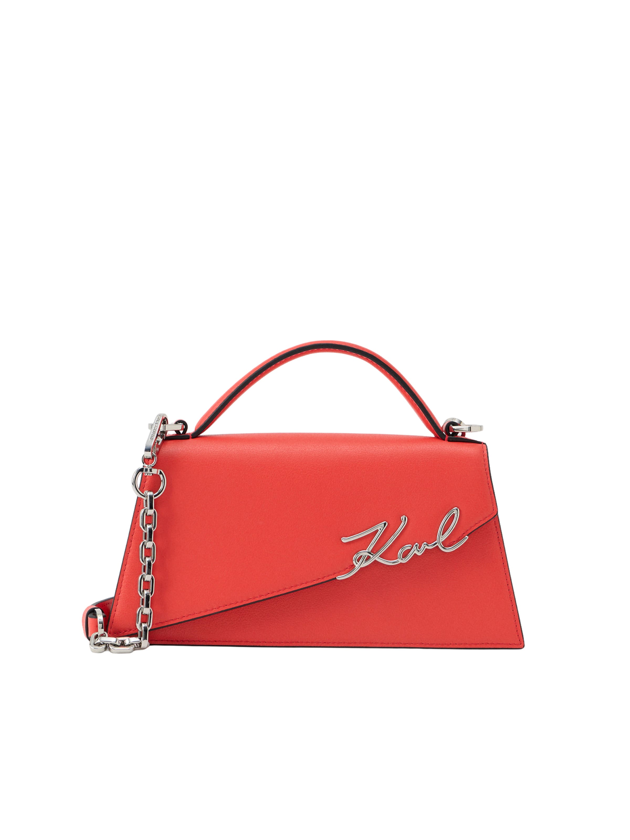 Karl Lagerfeld Чанта с презрамки в оранжево: отпред