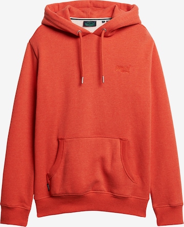 Superdry Sweatshirt 'Essential' in Orange: front