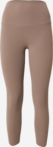 ruda NIKE Siauras Sportinės kelnės 'ZENVY': priekis