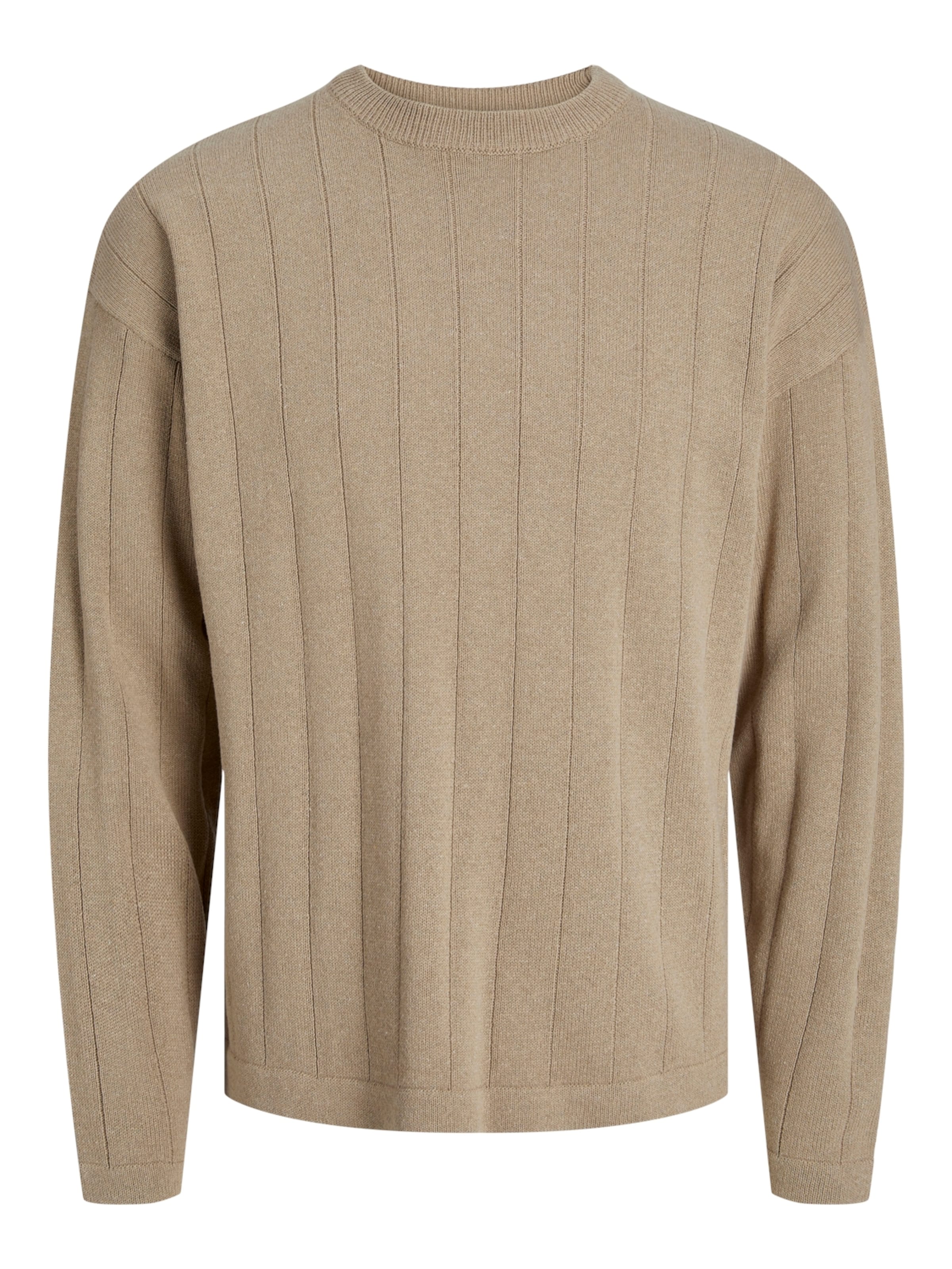 JACK & JONES Pullover 'JJMARCO' in Beige: Vorderseite