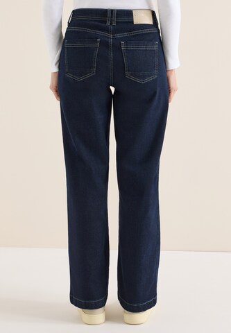 STREET ONE Flared Jeans in Blau