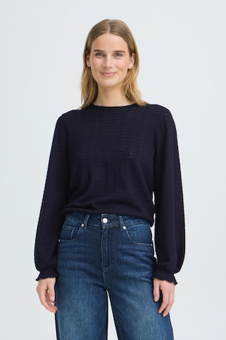 Pull-over Pulz en bleu : devant