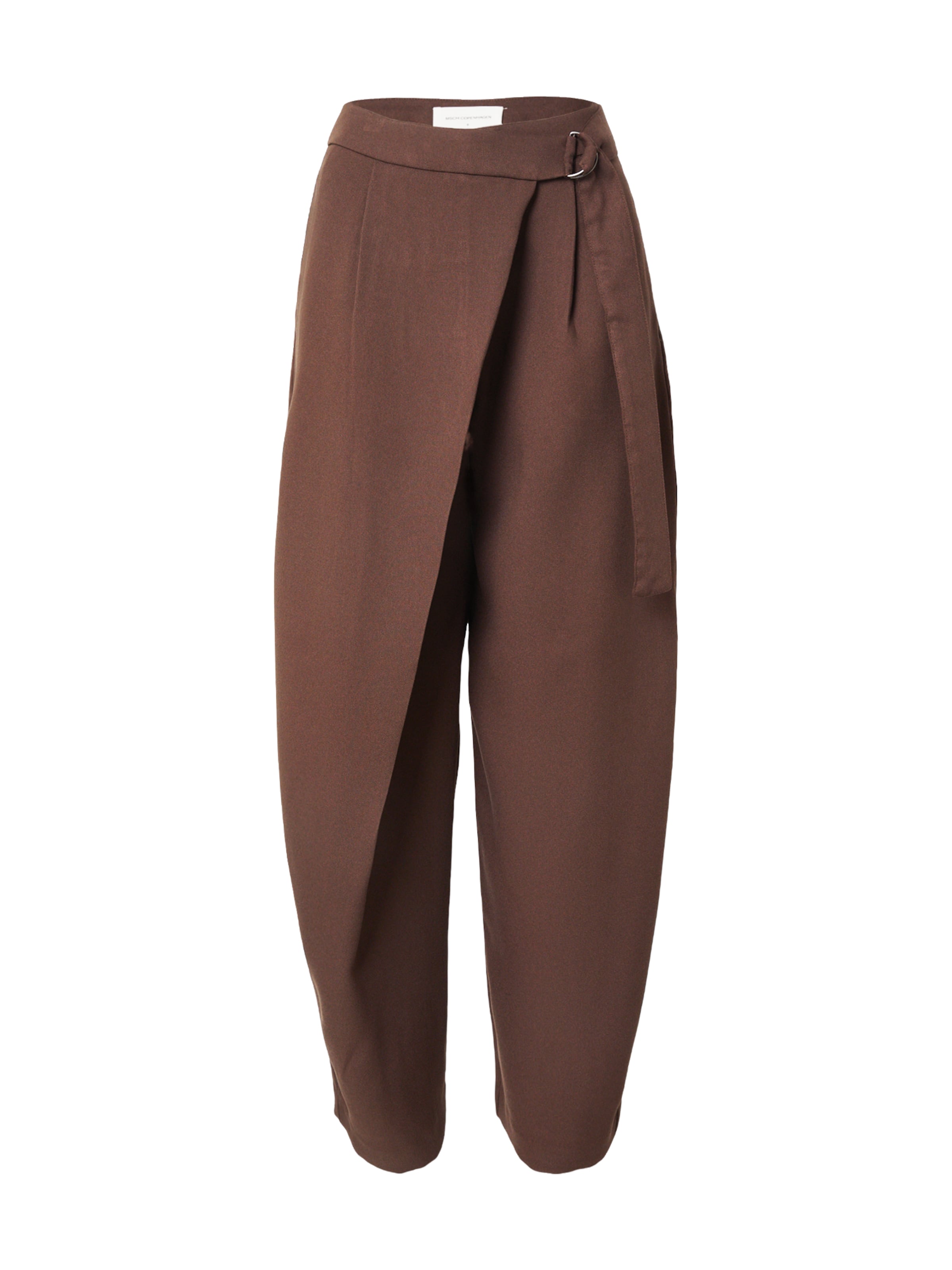 MSCH COPENHAGEN Regular Pants 'MSCHZein Esteriane' in Brown: front