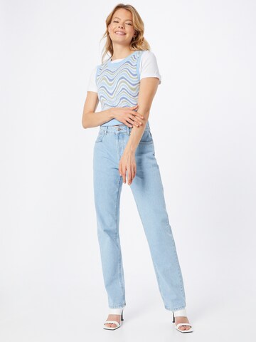 NA-KD Regular Jeans 'Josefine' in Blue