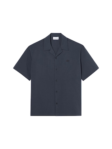 LACOSTE - Regular Fit Camisa em preto: frente