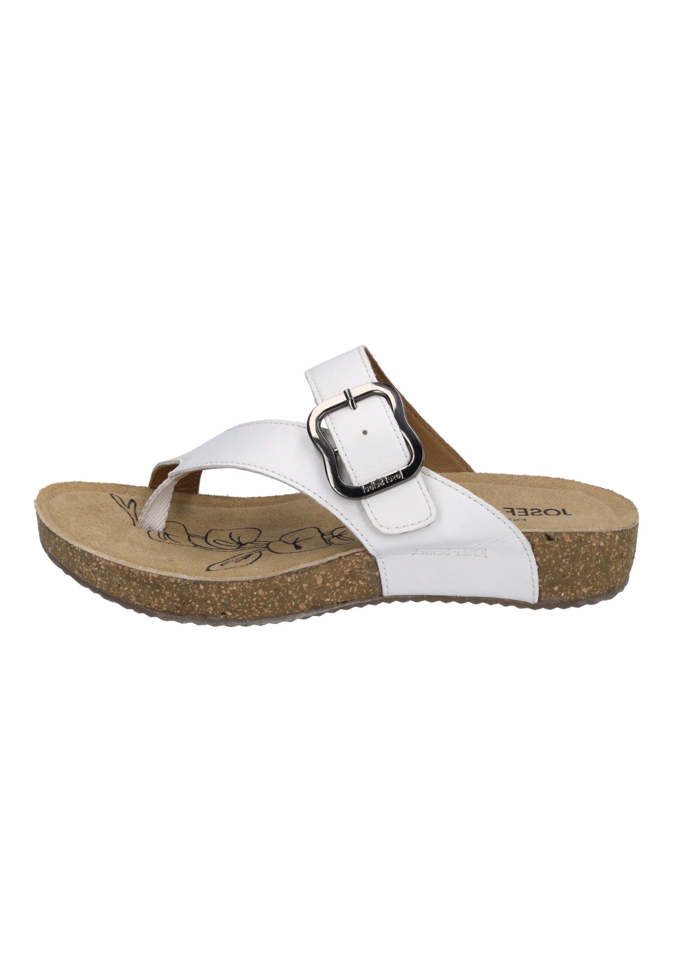 JOSEF SEIBEL Teenslipper 'TONGA 77' in Wit: voorkant