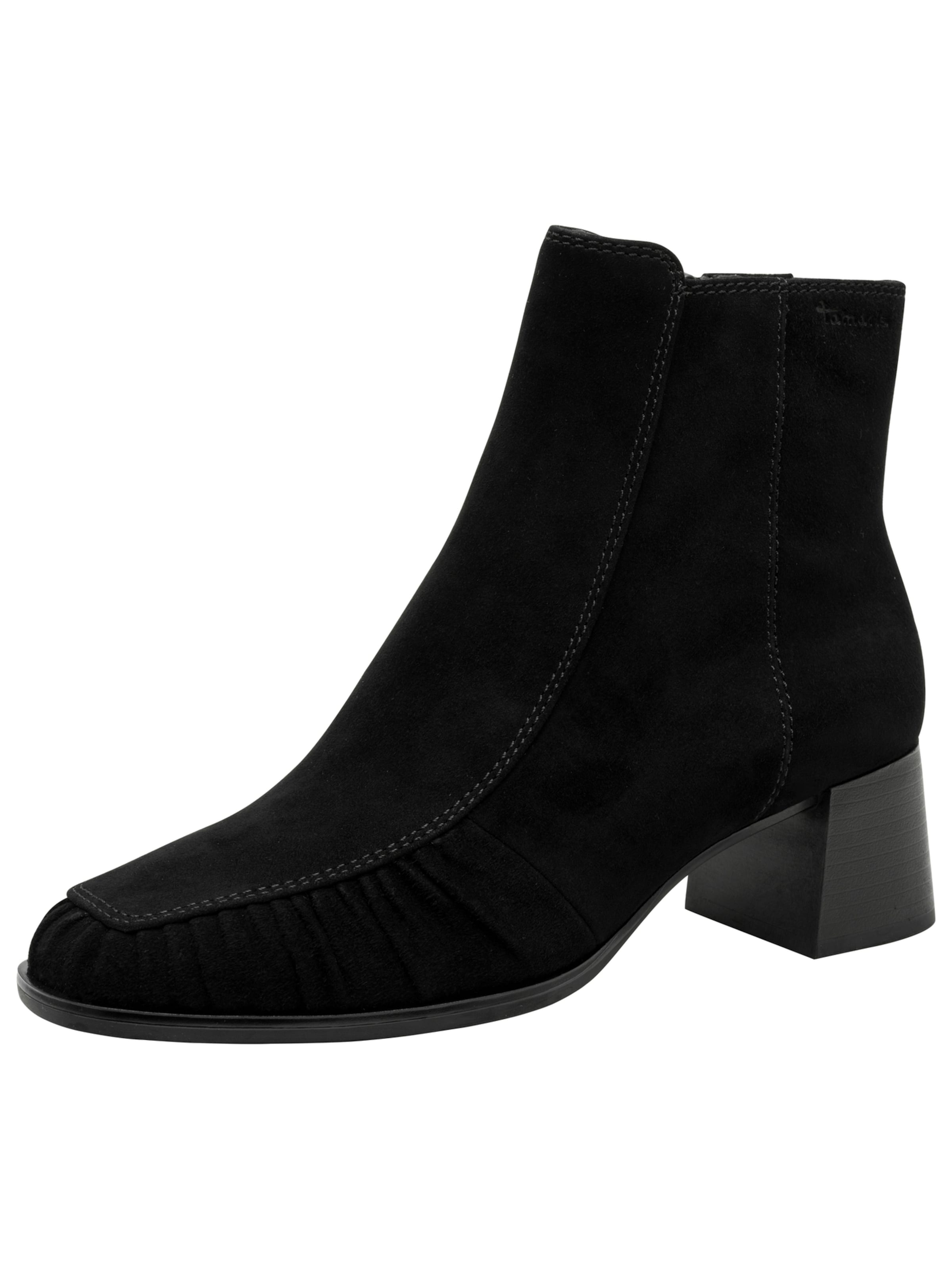 Tamaris Stiefelette in Schwarz: Vorderseite