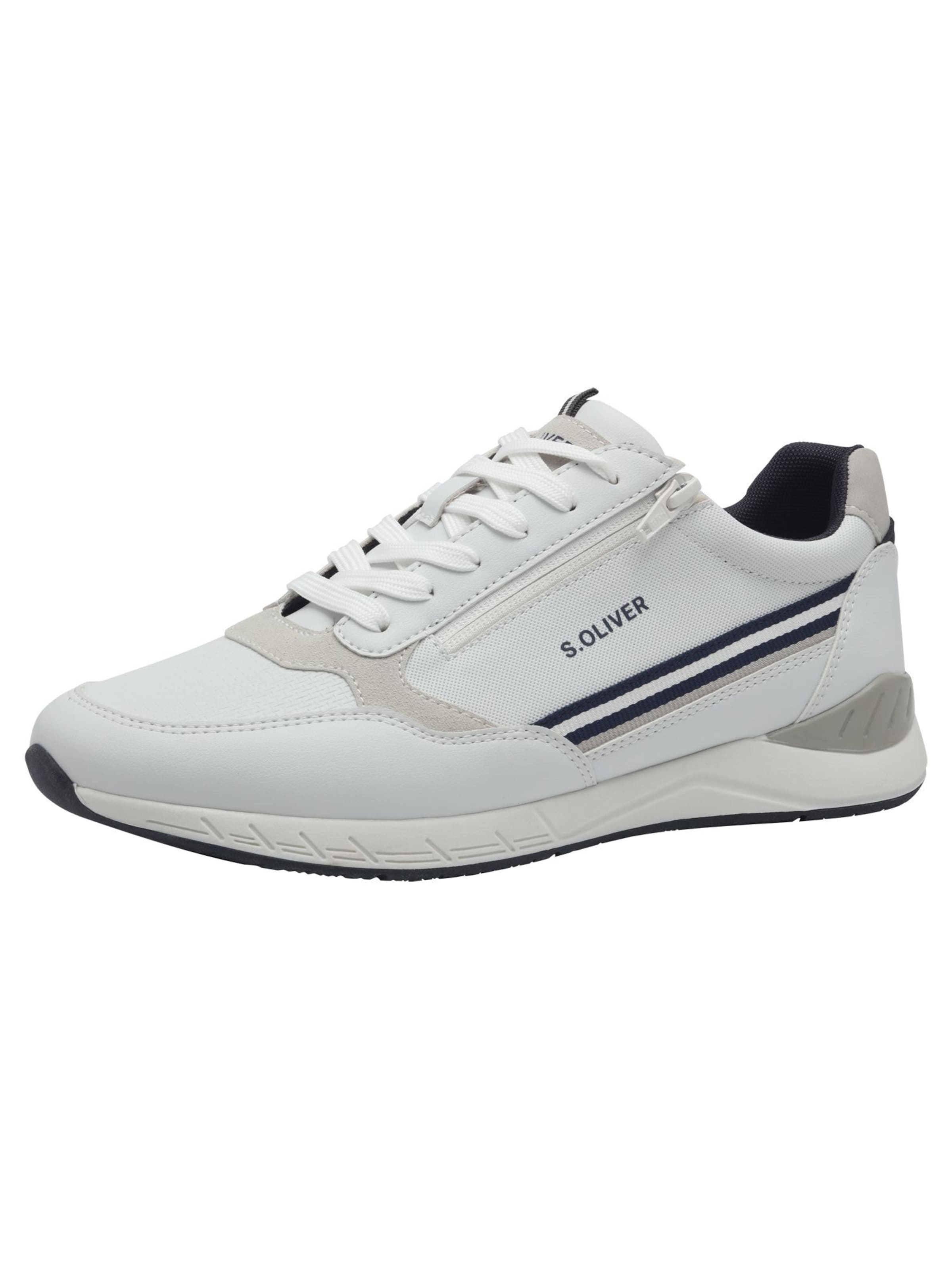 Sneaker bassa di s.Oliver in bianco: frontale