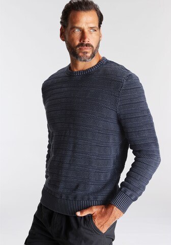 Man's World Pullover in Blau