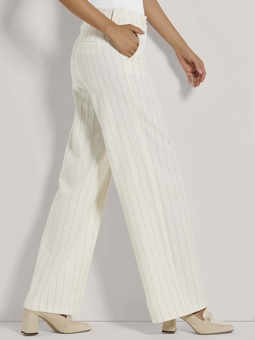 Wide Leg Pantalon MADELEINE en blanc