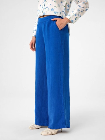DIMI Wide leg Pants 'Weite Damen Leinenhose' in Blue