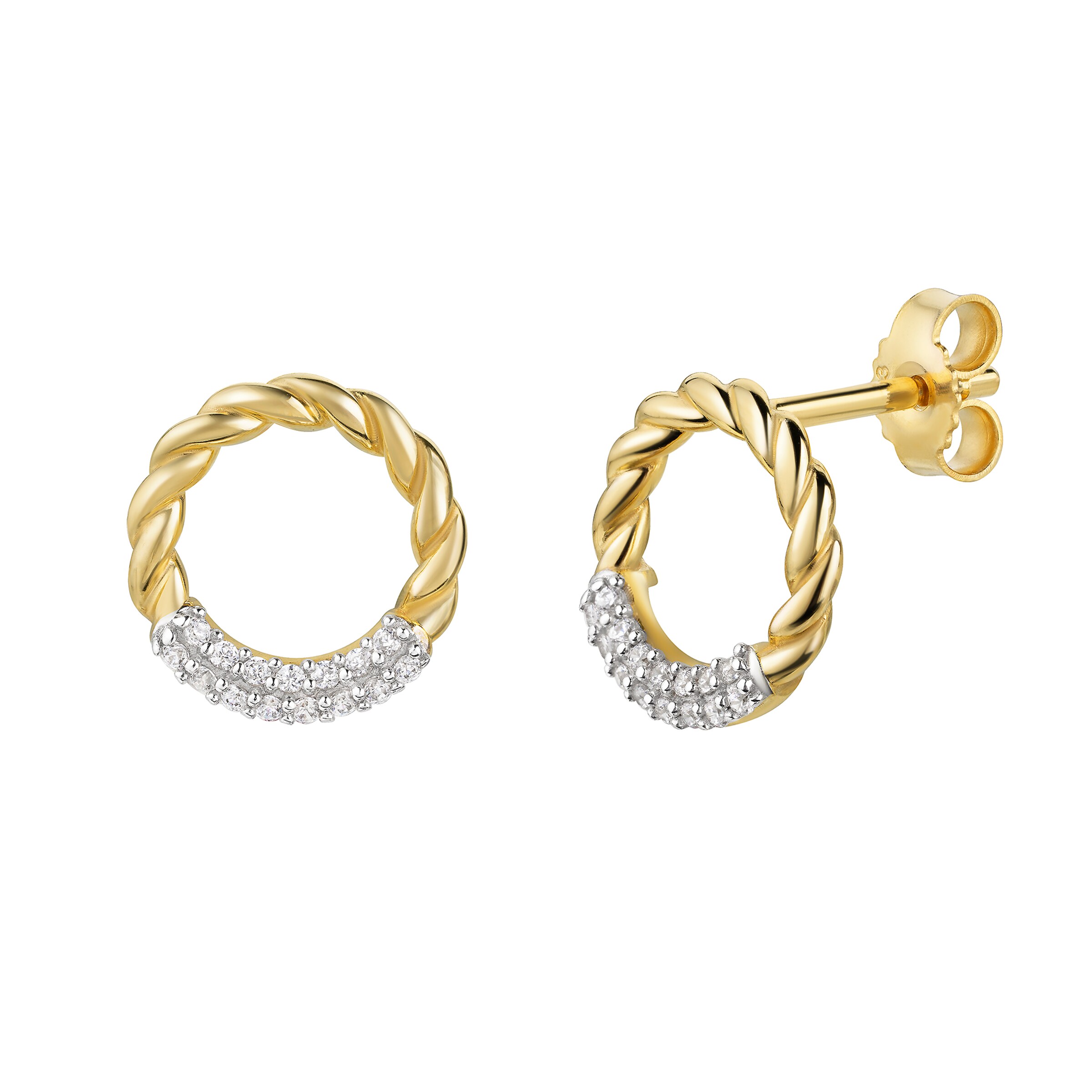FIRETTI Earrings in Gold: front