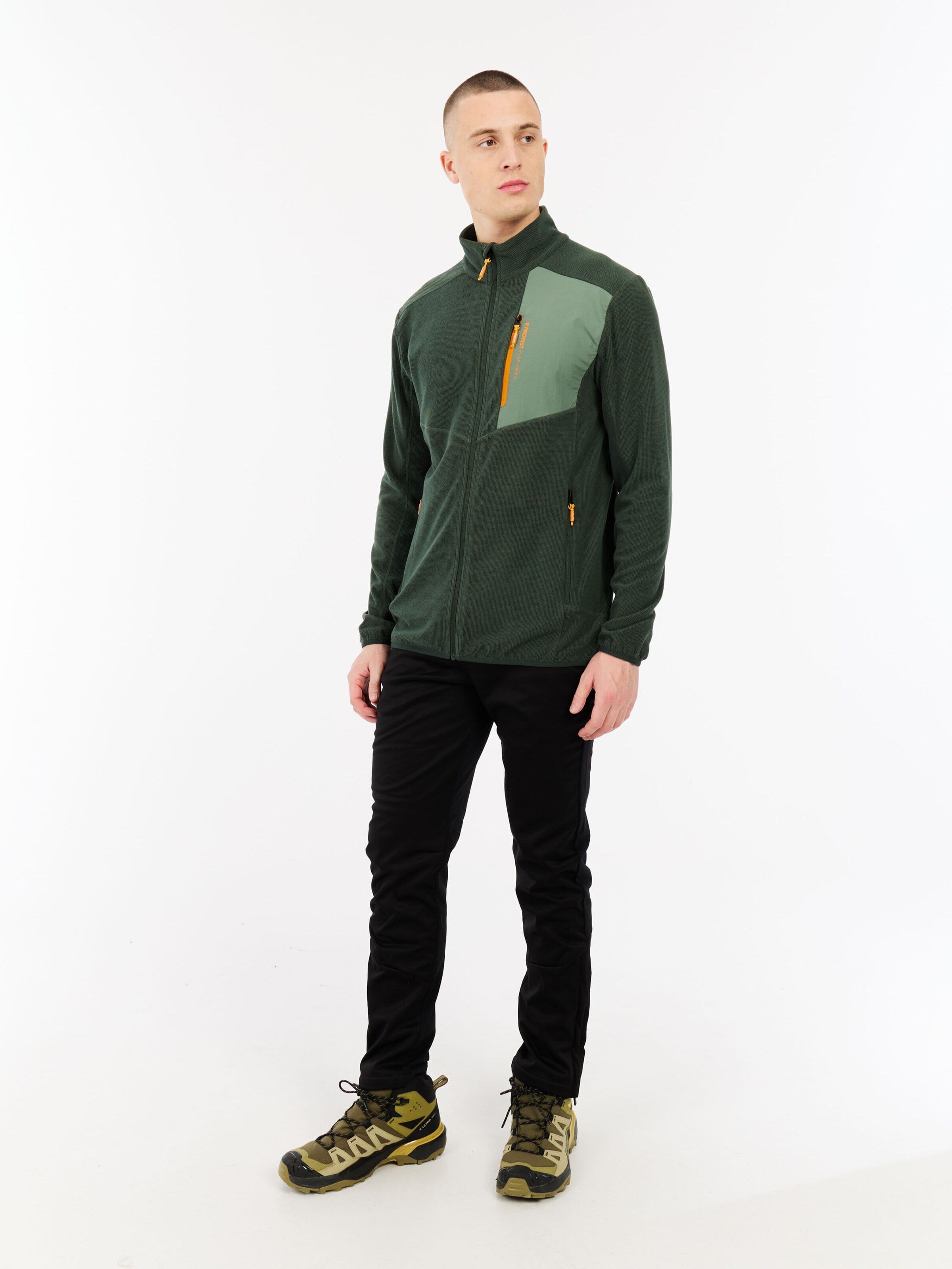 PROTEST Fleece jas 'PRTPallas' in Groen