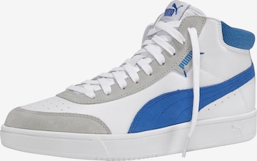 PUMA High-Top Sneakers 'Court Legend' in White: front