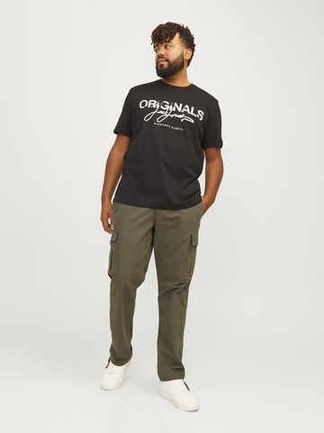 Loosefit Pantaloni cargo 'JPSTKANE JJBARKLEY' di Jack & Jones Plus in verde