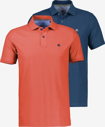 LERROS Shirt 'Basic' in Blau: Vorderseite