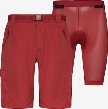 ENDURA Fahrradshorts 'Hummvee' in Rot: Vorderseite
