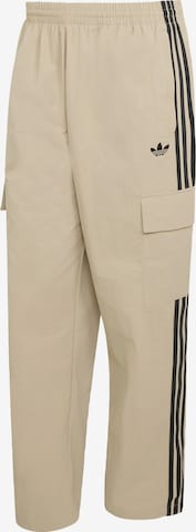 ADIDAS ORIGINALS - Loosefit Pantalón cargo en beige: frente