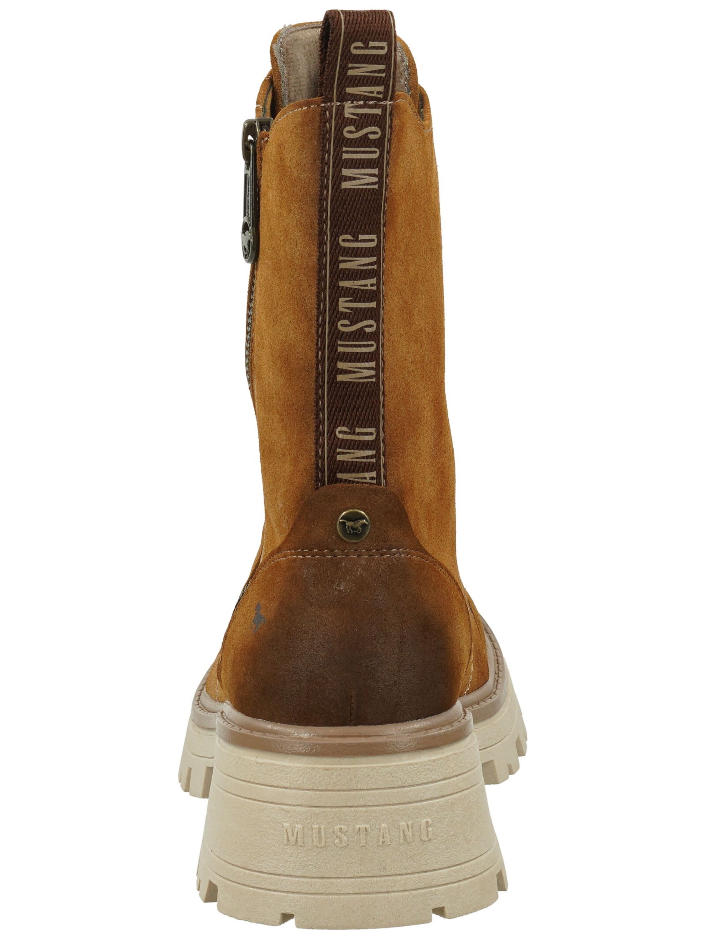 Bottines à lacets MUSTANG en marron