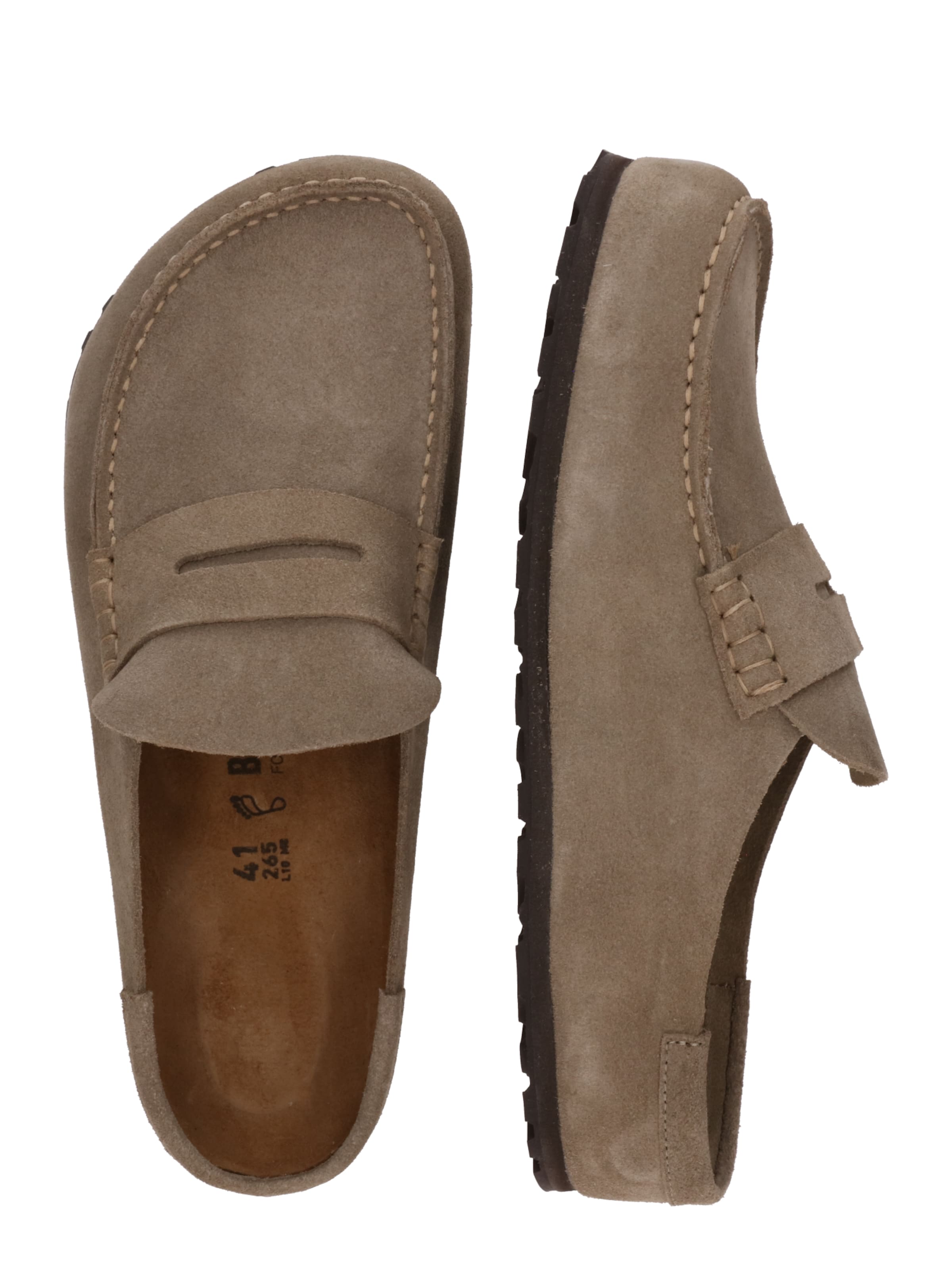 BIRKENSTOCK Шлепанцы 'Naples' в Бежевый