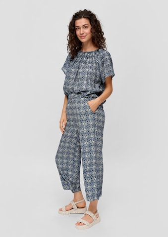 Wide Leg Pantalon s.Oliver en bleu