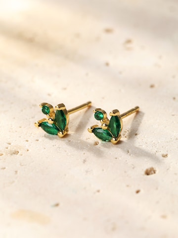 Hey Happiness - Pendientes 'Rainbow' en oro