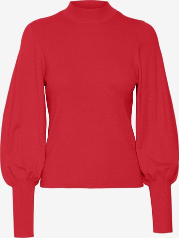 VERO MODA Trui 'HOLLY KARIS' in Rood: voorkant