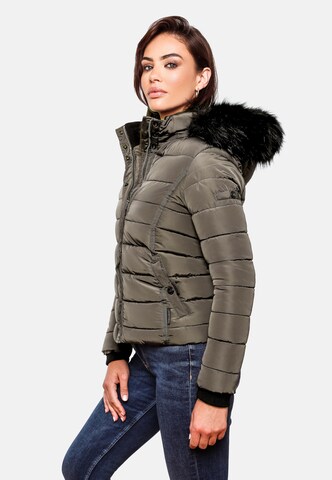 NAVAHOO Winter Jacket 'Miamor' in Grey