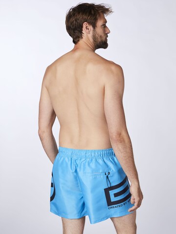 CHIEMSEE Athletic Swim Trunks in Blue